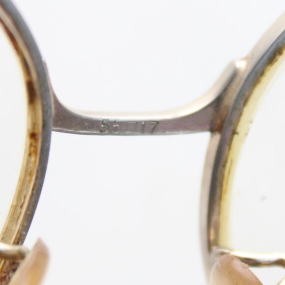 CSC Vintage Elizabeth Violet Gold Metal Frames Prescription Eyeglasses 55-17 - Picture 4 of 6